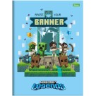 Caderno Brochura 1/4 Minecraft 80fls Foroni