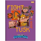 Caderno Brochura 1/4 Minecraft 80fls Foroni