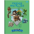 Caderno Brochura 1/4 Minecraft 80fls Foroni