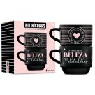 Caneca Empilhada Dupla - Siga Seu Coração Brasfoot