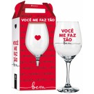 Taça Vinho - Você Me Faz Tão Bem Brasfoot