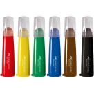 Canetinha Hidrográfica 6 Cores Extrajumbo Little Creatives Faber Castell