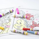 Kit de Colorir Smartes Disney Princesas com Canetinhas Mágicas Faber Castell