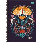 Caderno 1/4 Cliff Feminino Espiral 160fls Foroni