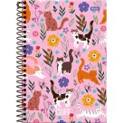 Caderno 1/4 Cliff Feminino Espiral 160fls Foroni
