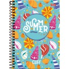 Caderno 1/4 Cliff Feminino Espiral 160fls Foroni