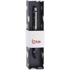 Caneta Esferográfica 1.0mm Touch Heart Black Molin