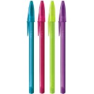Caneta Esferográfica 1.2mm Cristal Fashion c/4 Cores Bic