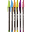 Caneta Esferográfica 1.6mm Cristal Intenso Fashion c/6 Cores Bic