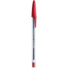 Caneta Esferográfica 1.0mm Economic Vermelha Compactor