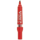 Pincel Marcador Permanente V-Super Color Recarregável Vermelho Pilot