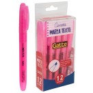 Marca Texto Rosa Fluorescente c/12 Gatte