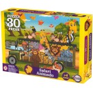 Quebra-Cabeça - Safari Animado 30 Peças 12218 Toia Brinquedos