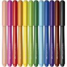 Canetinha Hidrográfica 12 Cores Vai e Vem Faber Castell