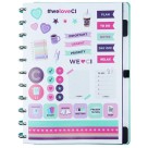 Caderno Inteligente Turquoise Love Grande 80fls CI