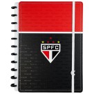 Caderno Inteligente São Paulo Tricolor Paulista Preto Grande 80fls CI