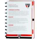Caderno Inteligente São Paulo Tricolor Paulista Preto Grande 80fls CI
