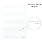 Refil Pautado para Caderno Inteligente Grande 90g 50fls CI