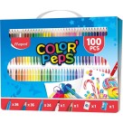 Super Kit de Pintura Color Peps 100 Peças Maped