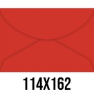 Envelope Colorido 114mm x 162mm - Vermelho c/100 Foroni