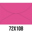 Envelope Colorido 72mm x 108mm - Rosa Escuro c/100 Foroni