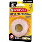 Fita Dupla Face Espuma 1,5Kg - 24mm x 2m Adelbras