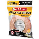 Fita Dupla Face Espuma 1Kg - 19mm x 10m Adelbras