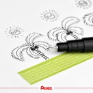 Caneta Nanquim Pointliner 0.2mm Preta Pentel