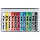 Giz Pastel Oleoso 12 Cores Pentel