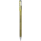 Caneta Gel 1.0mm Hybrid Dual Metallic Dourada Pentel