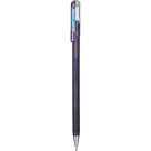 Caneta Gel 1.0mm Hybrid Dual Metallic Violeta e Azul Pentel