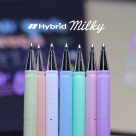 Caneta Gel 0.8mm Hybrid Milky Rosa Pastel Pentel