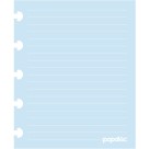 Caderno de Disco Baby Médio Azul Tutti-Frutti Pop Disc
