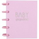 Caderno de Disco Baby Médio Rosa Chiclete Pop Disc