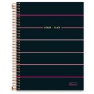 Caderno 1 Matéria Color Black Feminino 80 Folhas Cadersil