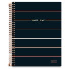 Caderno 10 Matérias Color Black Feminino 160fls Cadersil
