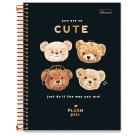 Caderno 1 Matéria Plush Pals 80fls Cadersil