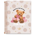 Caderno 1 Matéria Plush Pals 80fls Cadersil