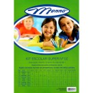 Kit Escolar Super N2 A4 62fls Menno