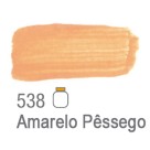 Tempera Guache 250ml - Amarelo Pêssego 538 Acrilex