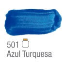 Tempera Guache 500ml - Azul Turquesa 501 Acrilex