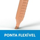 Marca Texto Lumini Flex - Laranja Pastel Cis