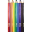 Lápis de Cor 12 Cores Sextavado Leo e Leo