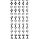 Corrente Natalina Prata 8mm x 1,80 Metros 1276 Magizi