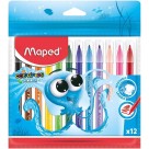 Canetinha Hidrográfica 12 Cores Color Peps Ocean Polvo Maped