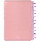 Caderno de Disco Grande All Rosa Diskô