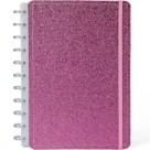 Caderno de Disco Grande Shine Rosa Diskô