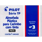 Almofada para Carimbo N.3 - Preta Pilot