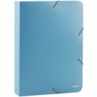 Pasta com Elástico 40mm Lolipop Azul A40LP-AZ Plascony