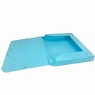 Pasta com Elástico 40mm Lolipop Azul A40LP-AZ Plascony